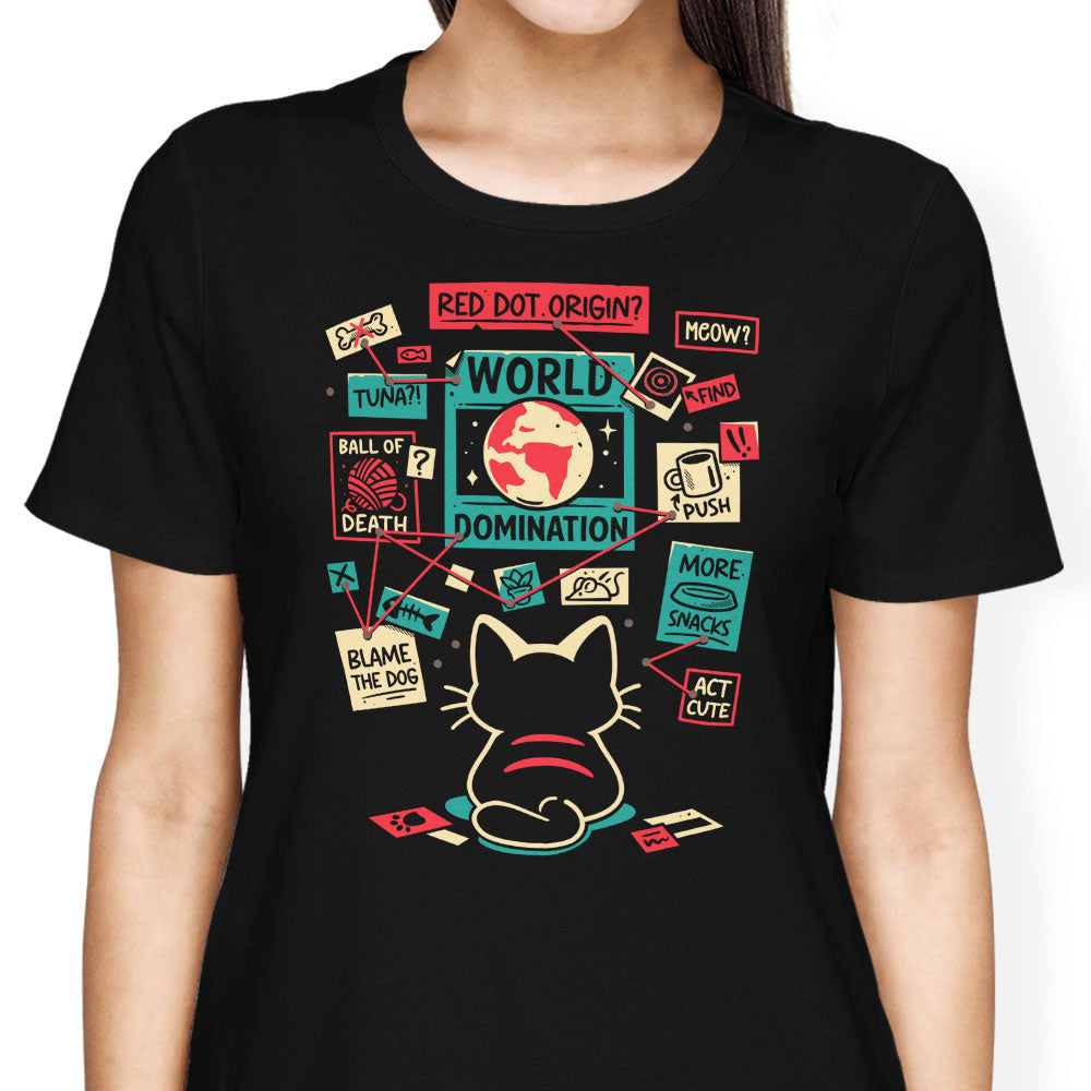 Cat Master Plan Women's Apparel - Adult & Kids T-Shirts, Sweatshirts & Hoodies apparel design preview 1
