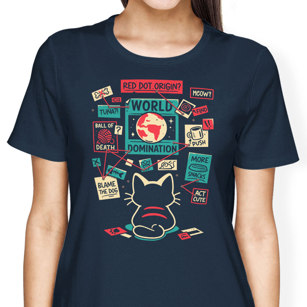 Cat Master Plan Women's Apparel - Adult & Kids T-Shirts, Sweatshirts & Hoodies apparel design preview 2