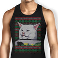 Cat Yelled at Sweater Tank Top - Adult & Kids T-Shirts, Sweatshirts & Hoodies apparel design preview 1