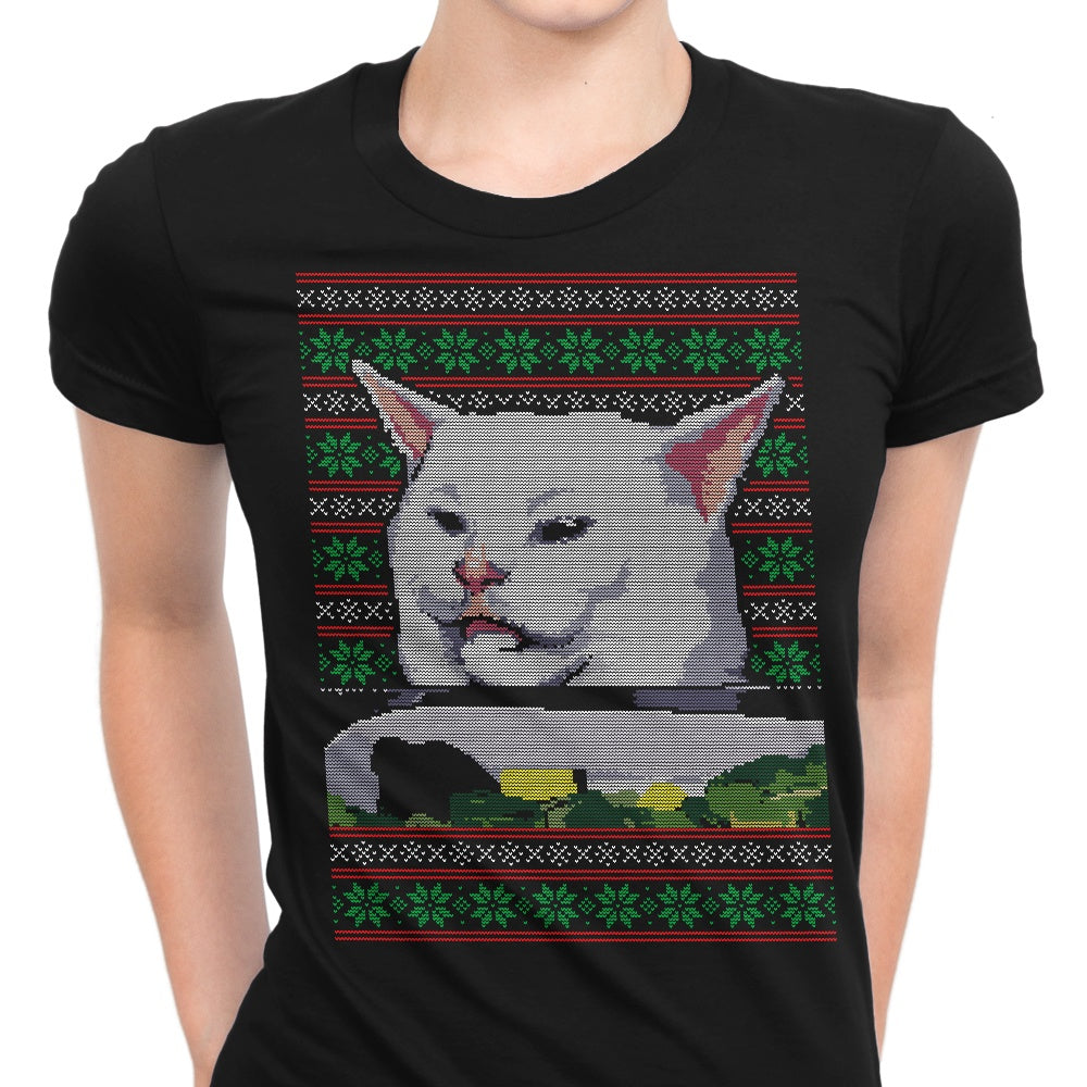 Cat Yelled at Sweater Women's Apparel - Adult & Kids T-Shirts, Sweatshirts & Hoodies apparel design preview 1