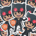 Cat Teeana Sticker March 2022 - Adult & Kids T-Shirts, Sweatshirts & Hoodies apparel design preview 1