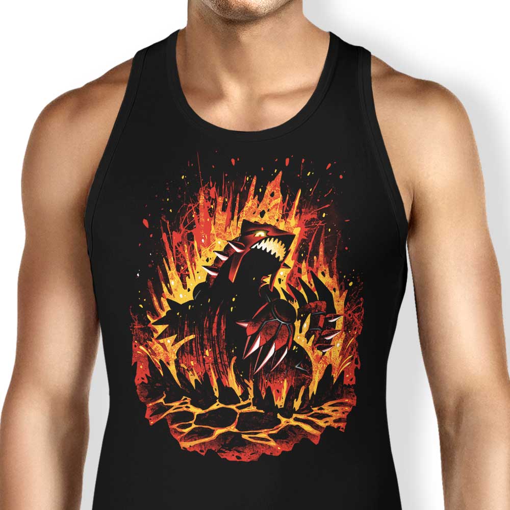 Cataclysm of Magma Tank Top - Adult & Kids T-Shirts, Sweatshirts & Hoodies apparel design preview 1