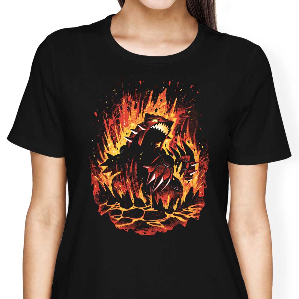 Cataclysm of Magma Women's Apparel - Adult & Kids T-Shirts, Sweatshirts & Hoodies apparel design preview 1