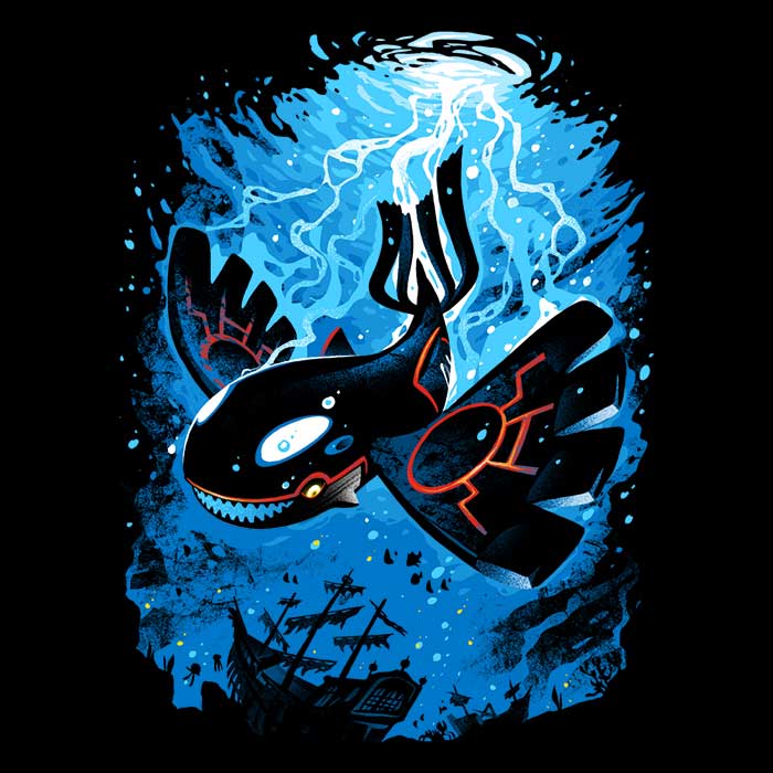 Cataclysm of Oceans Women's V-Neck - Adult & Kids T-Shirts, Sweatshirts & Hoodies apparel design preview 2