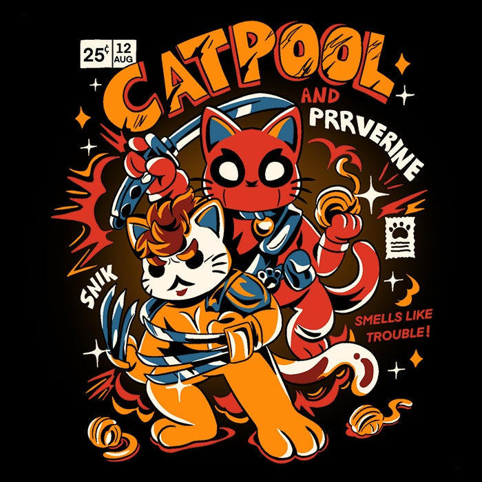 Catpool Coasters - Adult & Kids T-Shirts, Sweatshirts & Hoodies apparel design preview 1