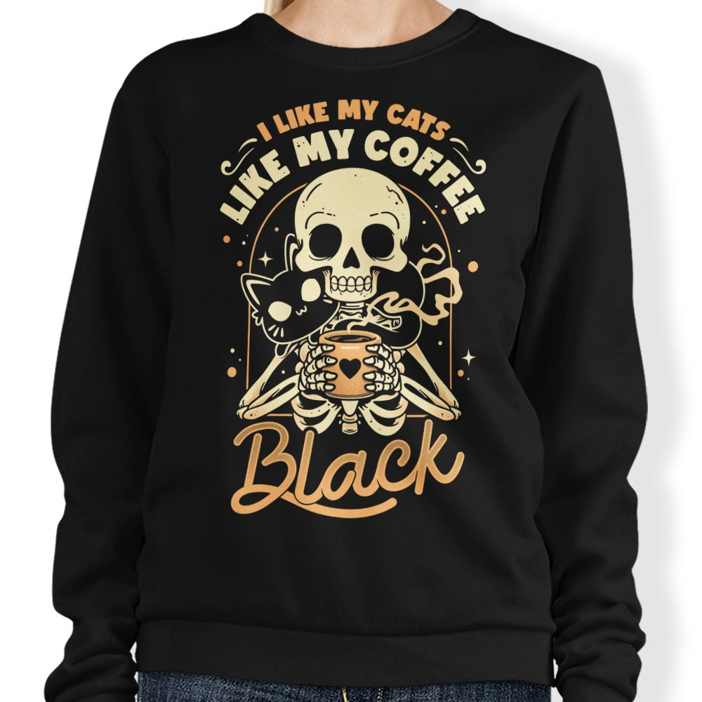 Cats and Coffee - Adult & Kids T-Shirts, Sweatshirts & Hoodies apparel design preview 1