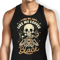 Cats and Coffee Tank Top - Adult & Kids T-Shirts, Sweatshirts & Hoodies apparel design preview 1