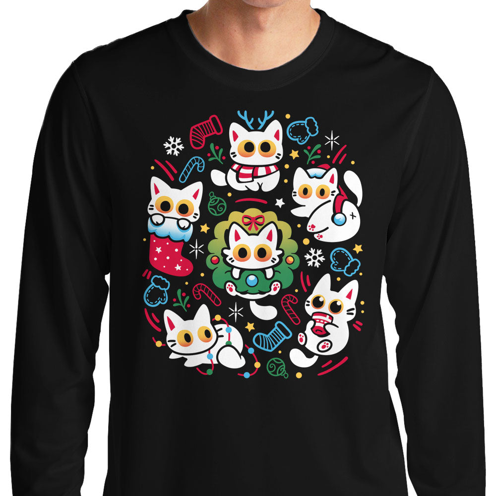 Cats Gone Christmas - Adult & Kids T-Shirts, Sweatshirts & Hoodies apparel design preview 1