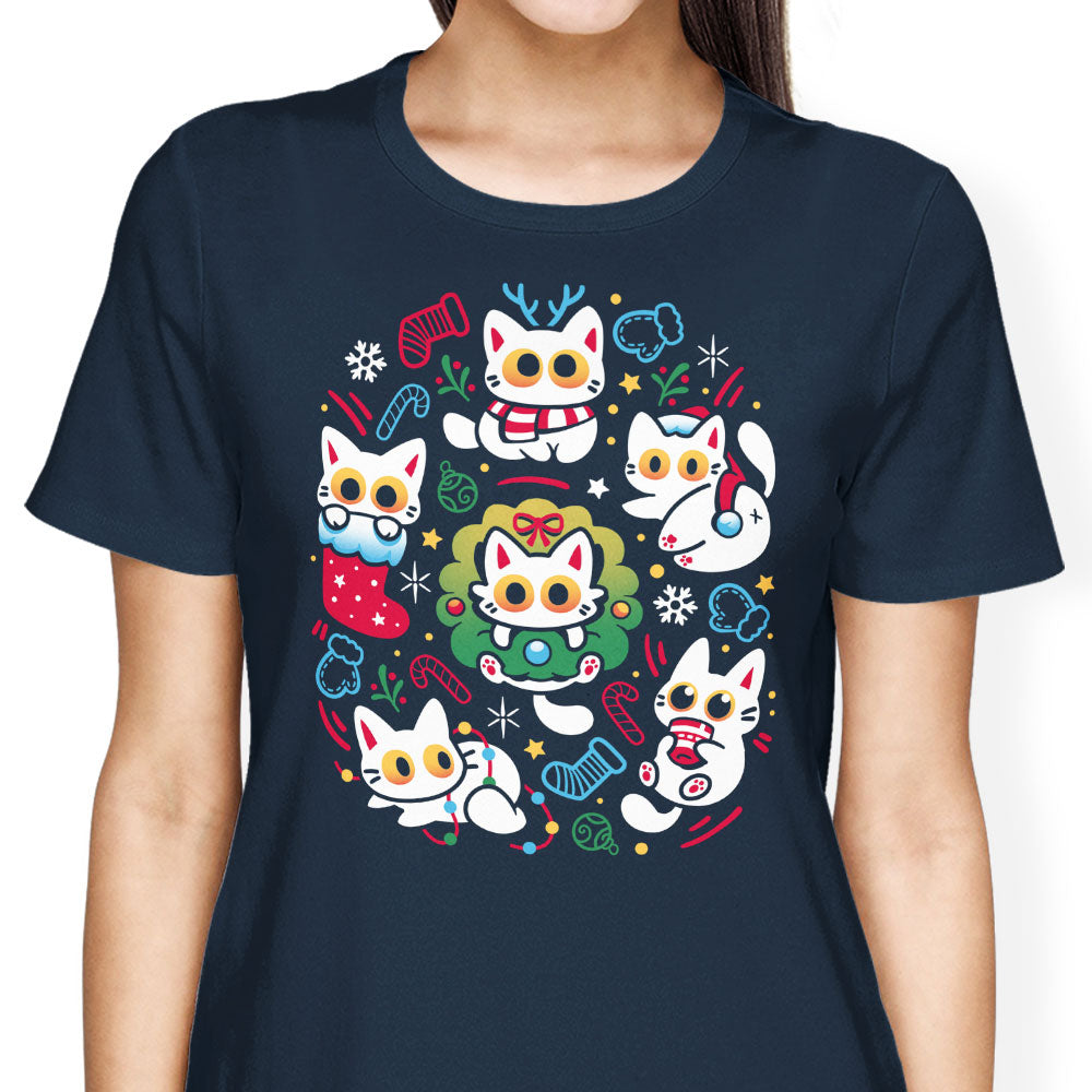 Cats Gone Christmas Women's Apparel - Adult & Kids T-Shirts, Sweatshirts & Hoodies apparel design preview 2