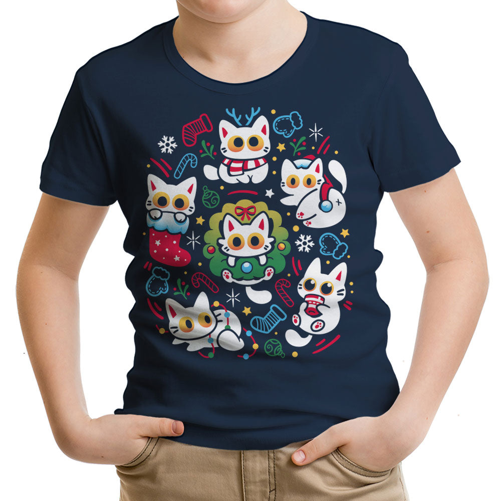 Cats Gone Christmas Youth Apparel - Adult & Kids T-Shirts, Sweatshirts & Hoodies apparel design preview 2
