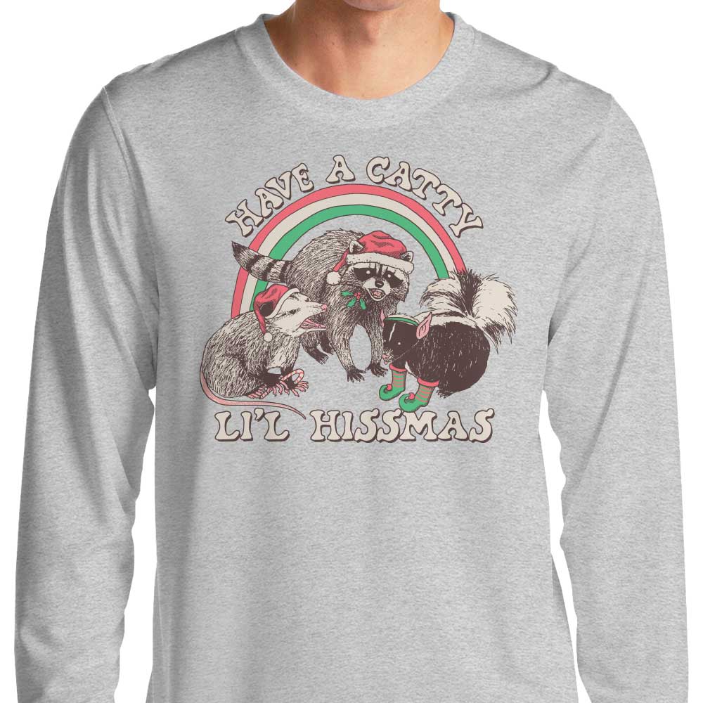 Catty Li'l Hissmas - Adult & Kids T-Shirts, Sweatshirts & Hoodies apparel design preview 1