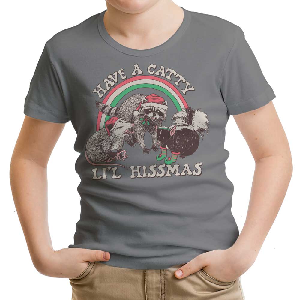 Catty Li'l Hissmas Youth Apparel - Adult & Kids T-Shirts, Sweatshirts & Hoodies apparel design preview 1