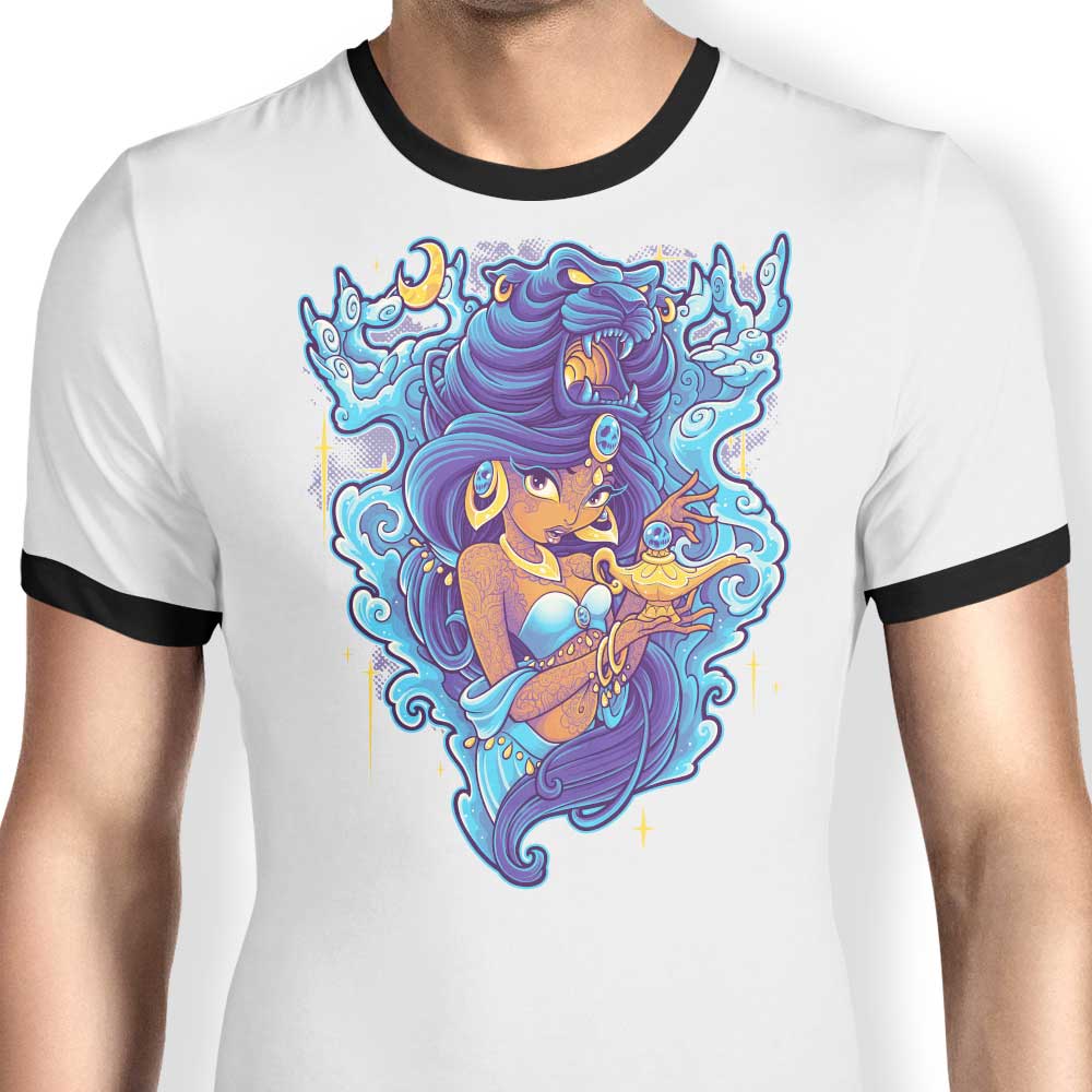 Cave of Wonders Ringer - Adult & Kids T-Shirts, Sweatshirts & Hoodies apparel design preview 1