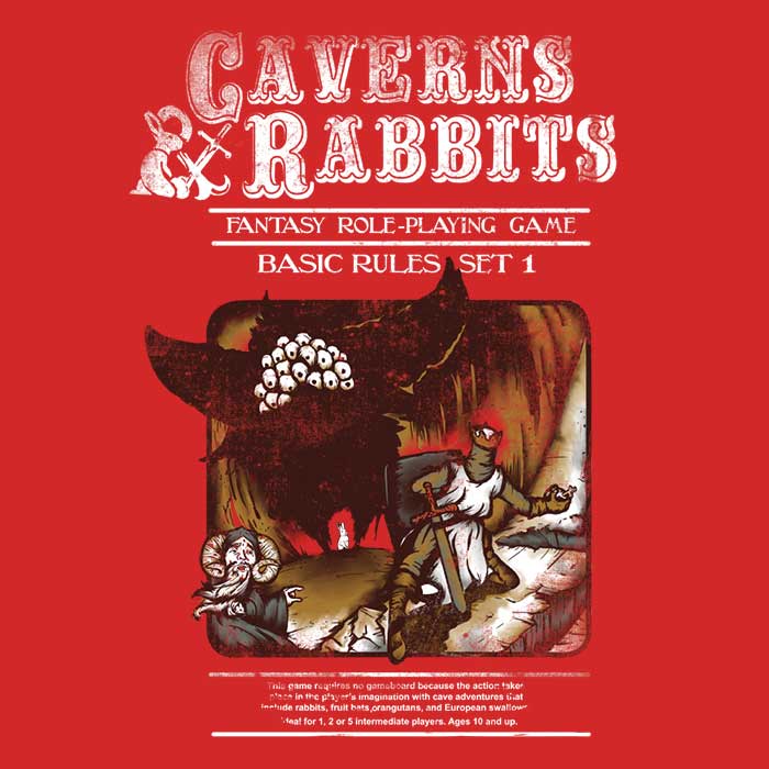 Caverns and Rabbits Women's Apparel - Adult & Kids T-Shirts, Sweatshirts & Hoodies apparel design preview 2