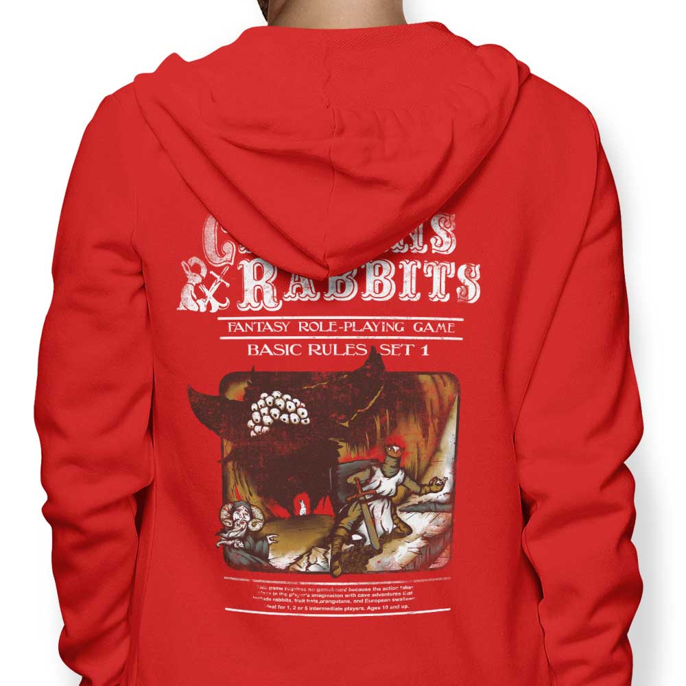 Caverns and Rabbits - Adult & Kids T-Shirts, Sweatshirts & Hoodies apparel design preview 1
