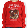 Caverns and Rabbits - Adult & Kids T-Shirts, Sweatshirts & Hoodies apparel design preview 1