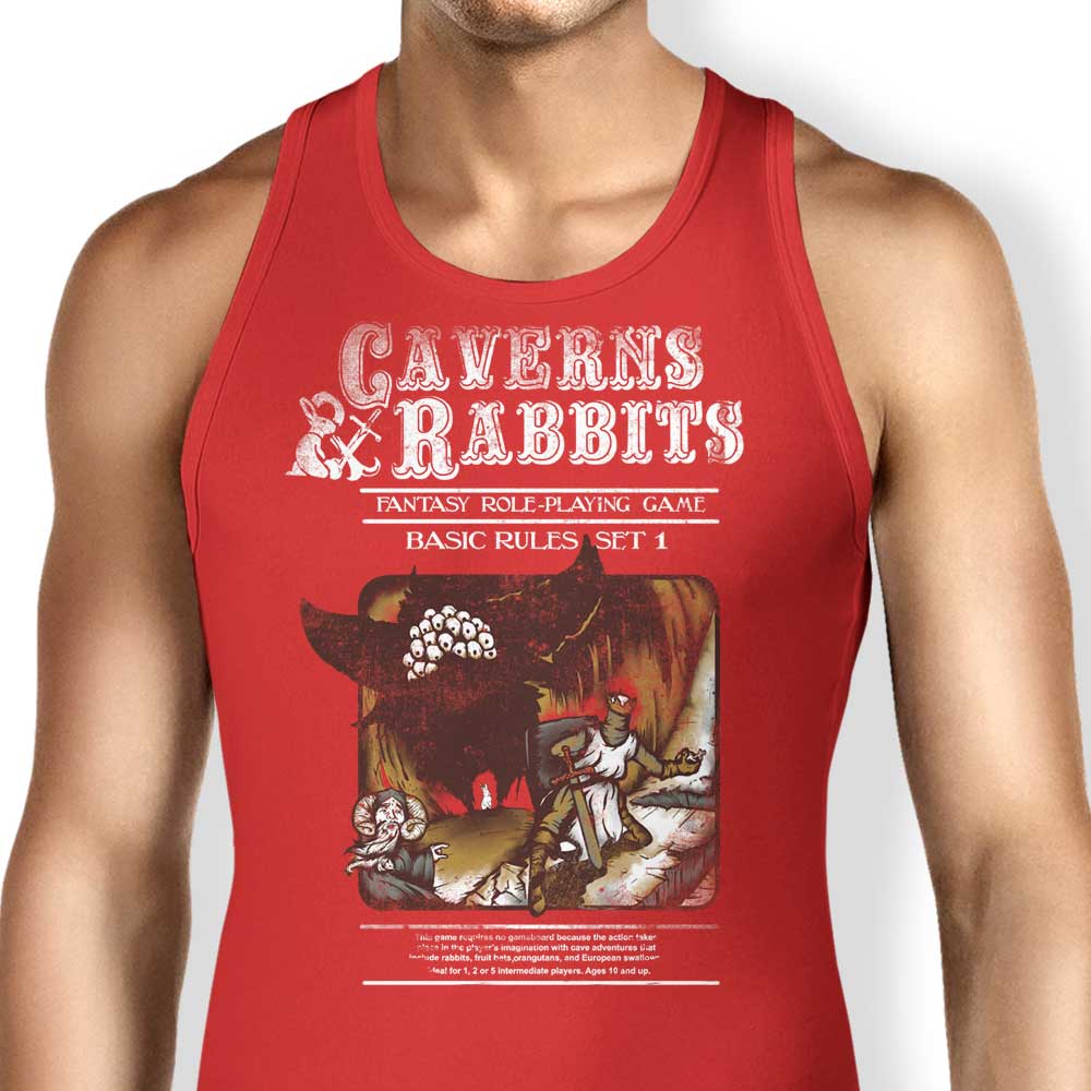 Caverns and Rabbits Tank Top - Adult & Kids T-Shirts, Sweatshirts & Hoodies apparel design preview 1