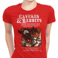 Caverns and Rabbits Women's Apparel - Adult & Kids T-Shirts, Sweatshirts & Hoodies apparel design preview 1