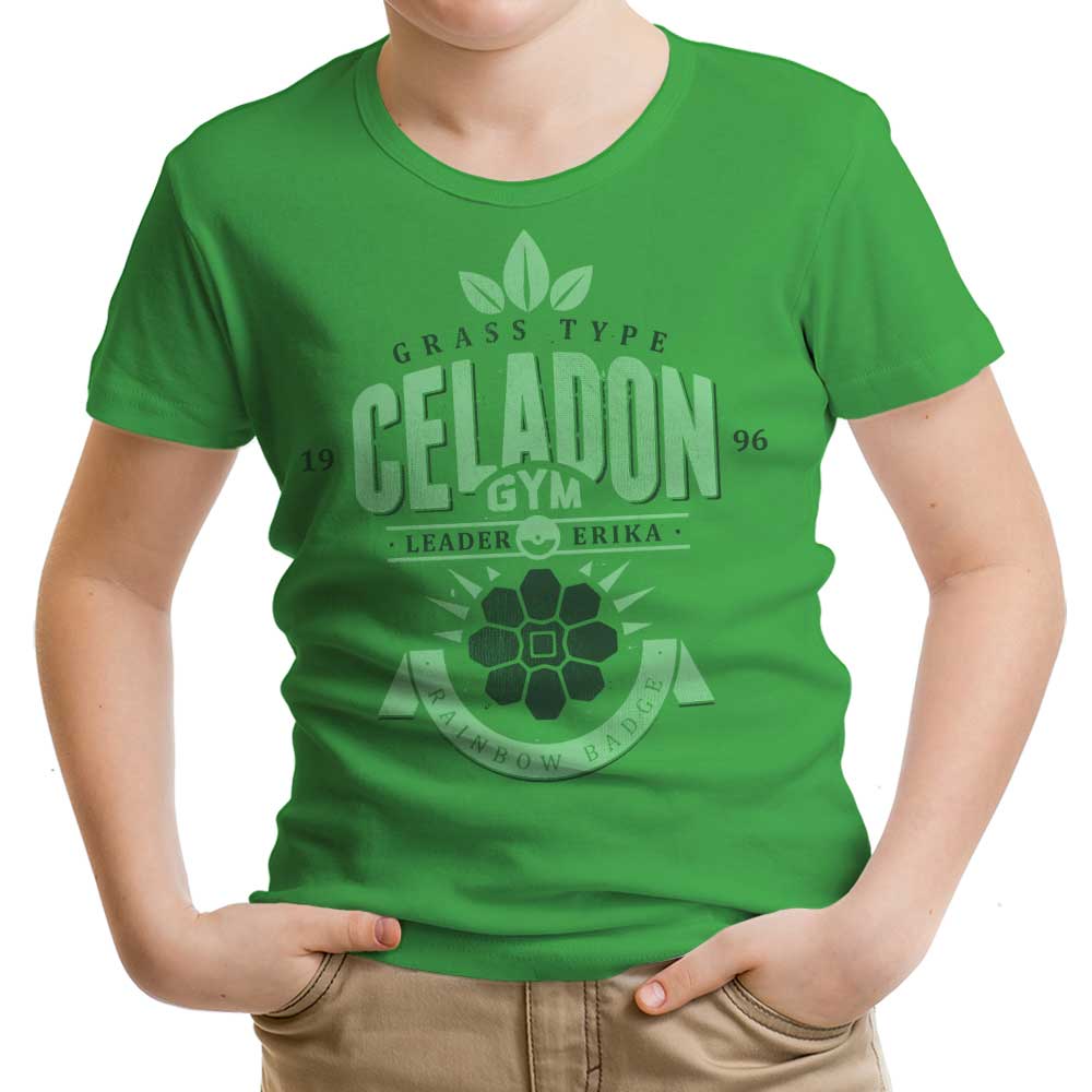 Celadon City Gym Youth Apparel - Adult & Kids T-Shirts, Sweatshirts & Hoodies apparel design preview 1