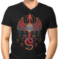 Celtic Dragon Dice Men's V-Neck - Adult & Kids T-Shirts, Sweatshirts & Hoodies apparel design preview 1