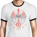 Celtic Dragon Dice Ringer - Adult & Kids T-Shirts, Sweatshirts & Hoodies apparel design preview 1