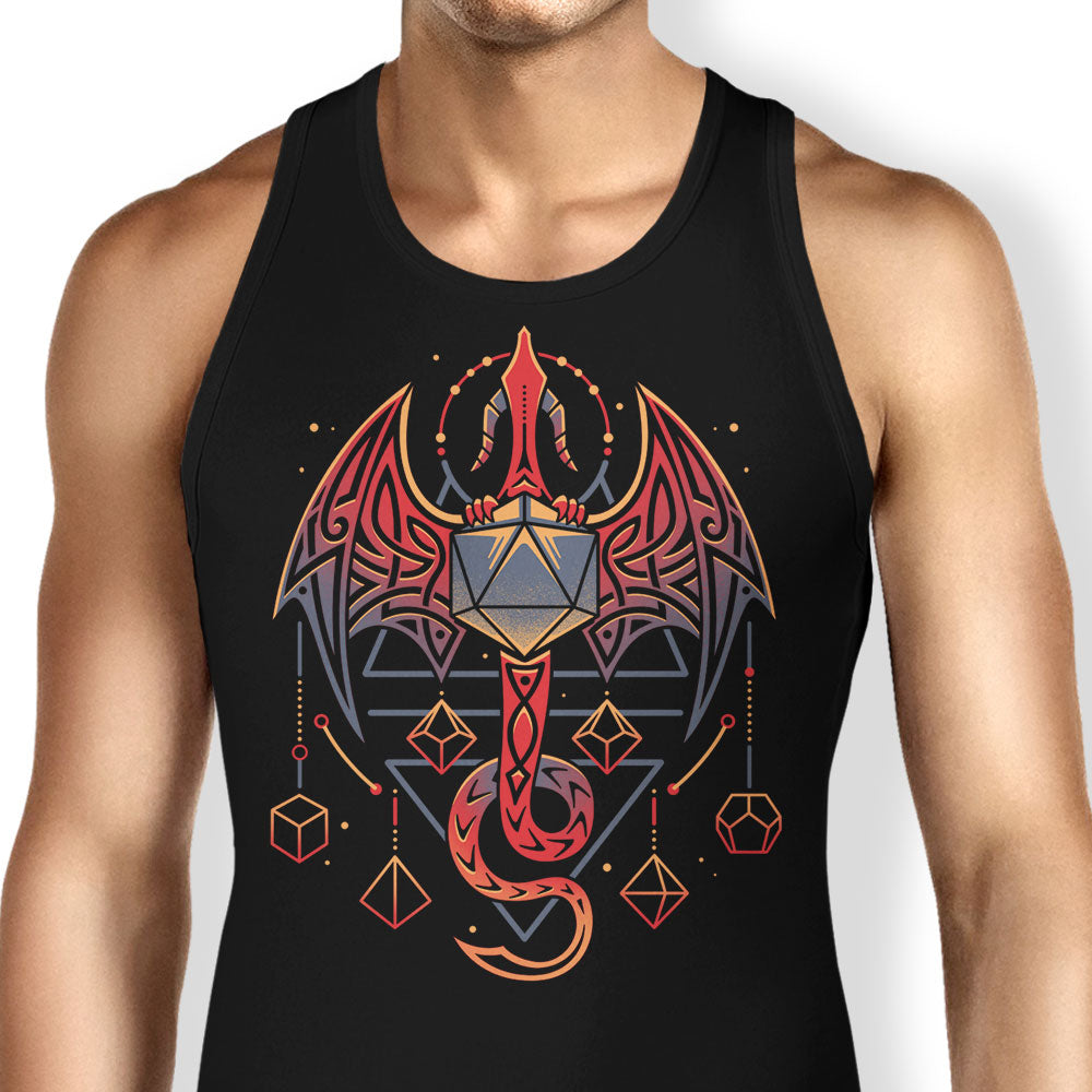 Celtic Dragon Dice Tank Top - Adult & Kids T-Shirts, Sweatshirts & Hoodies apparel design preview 1