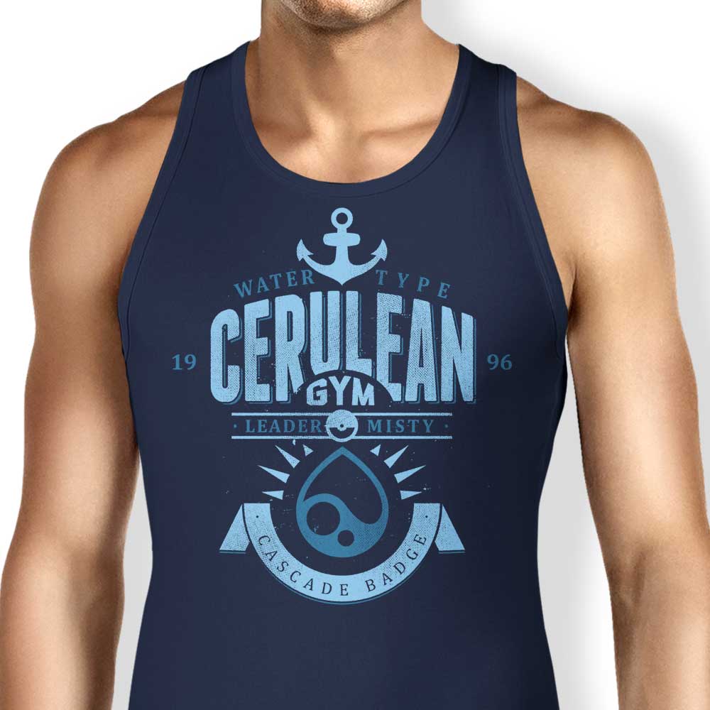 Cerulean City Gym Tank Top - Adult & Kids T-Shirts, Sweatshirts & Hoodies apparel design preview 1