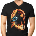 Champion of Pyrokinesis Men's V-Neck - Adult & Kids T-Shirts, Sweatshirts & Hoodies apparel design preview 1
