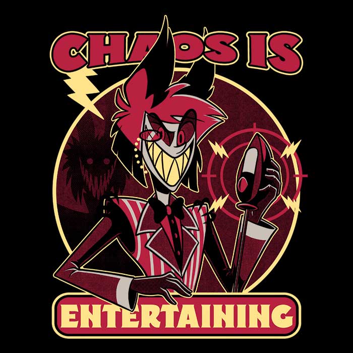 Chaos is Entertaining Coasters - Adult & Kids T-Shirts, Sweatshirts & Hoodies apparel design preview 1