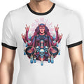 Chaotic Witchcraft Ringer - Adult & Kids T-Shirts, Sweatshirts & Hoodies apparel design preview 1