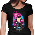Charged Cajun Women's V-Neck - Adult & Kids T-Shirts, Sweatshirts & Hoodies apparel design preview 1