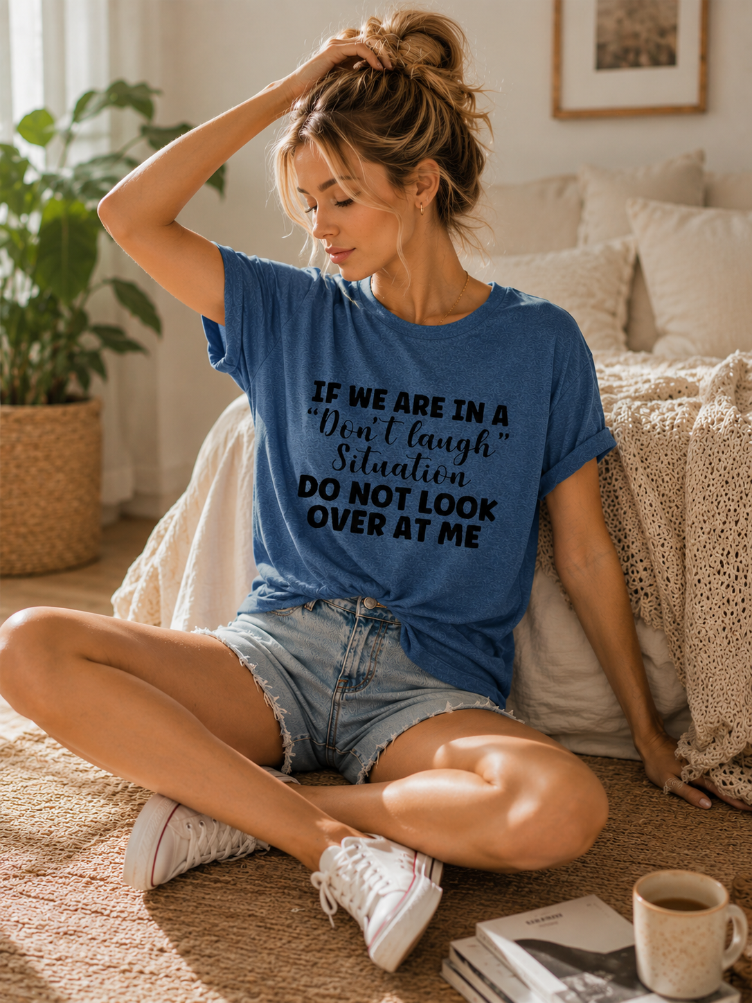 "If We Are In A Don't Laugh Situation Look At - Adult & Kids T-Shirts, Sweatshirts & Hoodies apparel design preview 3