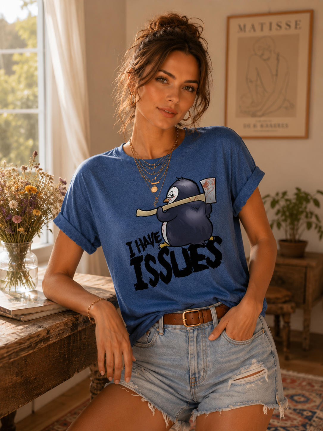 I Have Issues Print Women Slogan - Adult & Kids T-Shirts, Sweatshirts & Hoodies apparel design preview 4