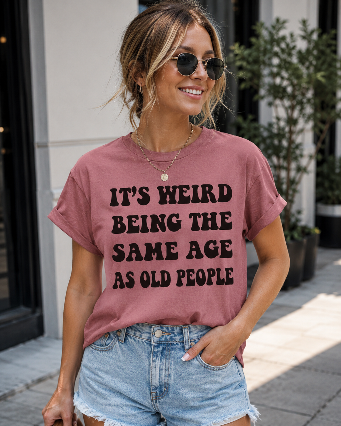 It's Weird Print Women Slogan - Adult & Kids T-Shirts, Sweatshirts & Hoodies apparel design preview 3