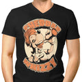 Cheddar Whizzy Men's V-Neck - Adult & Kids T-Shirts, Sweatshirts & Hoodies apparel design preview 1