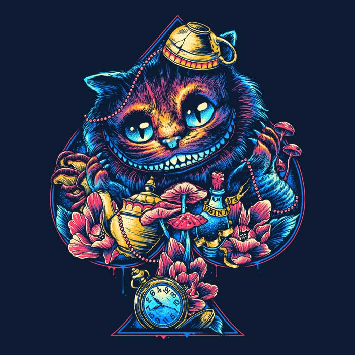 Cheshire Spade Men's Apparel - Adult & Kids T-Shirts, Sweatshirts & Hoodies apparel design preview 2