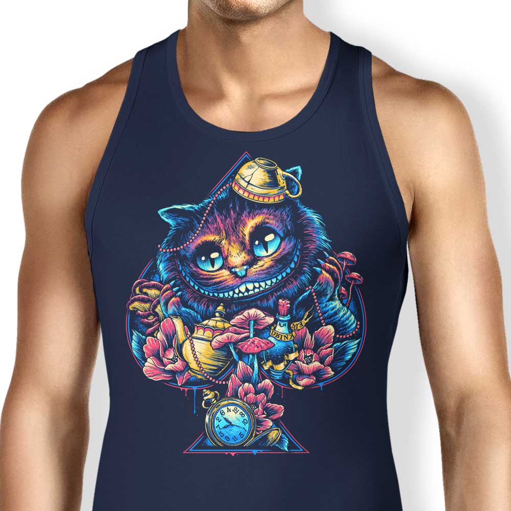 Cheshire Spade Tank Top - Adult & Kids T-Shirts, Sweatshirts & Hoodies apparel design preview 1