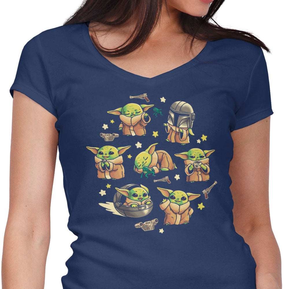 Child Adventures Women's V-Neck - Adult & Kids T-Shirts, Sweatshirts & Hoodies apparel design preview 1
