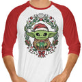 Child Christmas 3/4 Sleeve Raglan - Adult & Kids T-Shirts, Sweatshirts & Hoodies apparel design preview 1