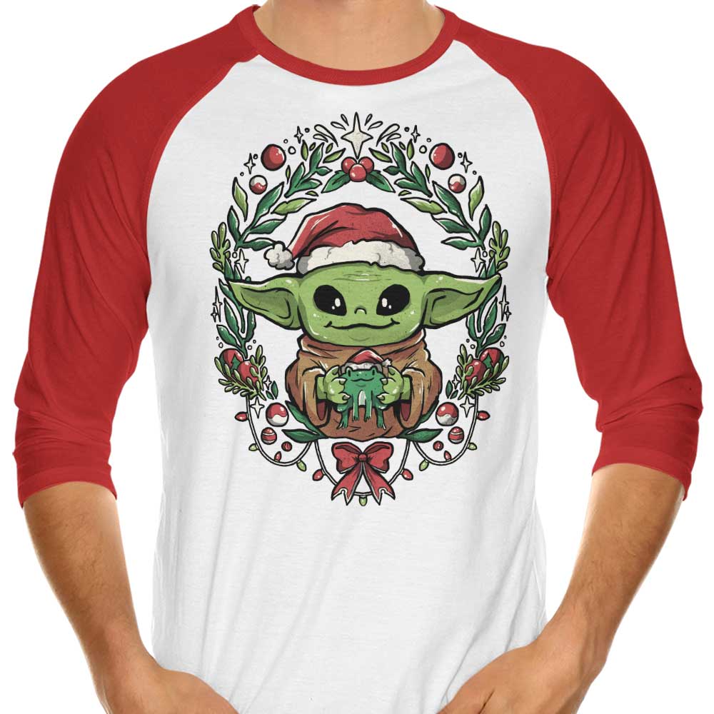 Child Christmas 3/4 Sleeve Raglan - Adult & Kids T-Shirts, Sweatshirts & Hoodies apparel design preview 1
