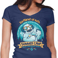 Chillest Summer Camp Women's V-Neck - Adult & Kids T-Shirts, Sweatshirts & Hoodies apparel design preview 1