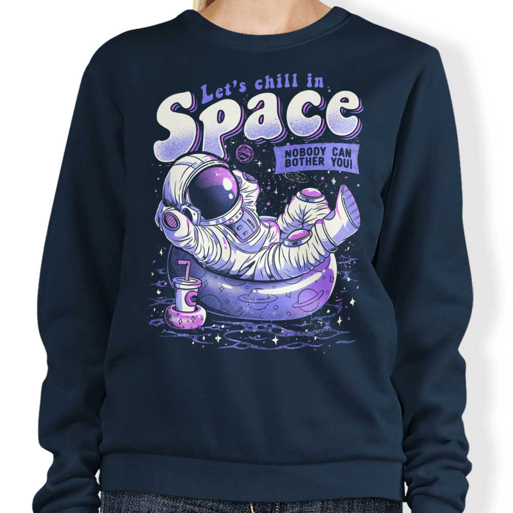 Chilling in Space - Adult & Kids T-Shirts, Sweatshirts & Hoodies apparel design preview 1
