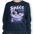 Chilling in Space - Adult & Kids T-Shirts, Sweatshirts & Hoodies apparel design preview 1
