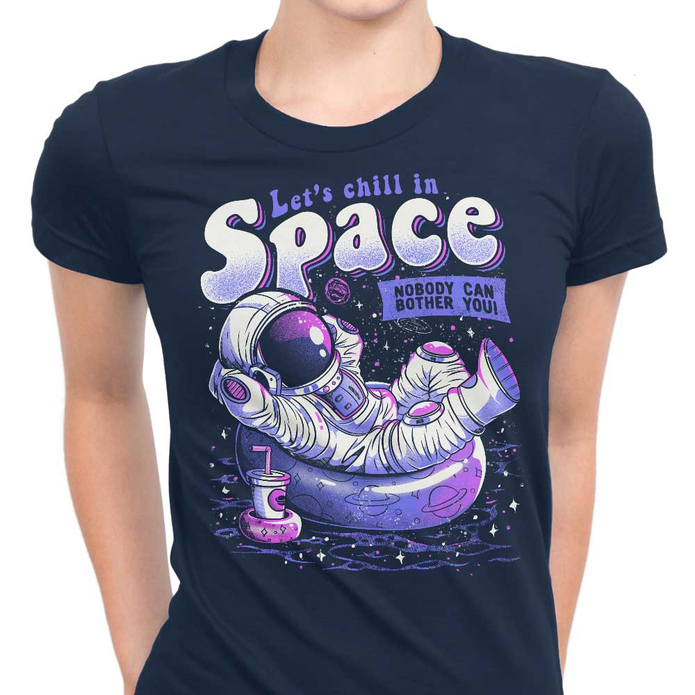 Chilling in Space Women's Apparel - Adult & Kids T-Shirts, Sweatshirts & Hoodies apparel design preview 1