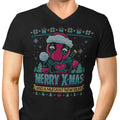 Chimichanga Xmas Men's V-Neck - Adult & Kids T-Shirts, Sweatshirts & Hoodies apparel design preview 1