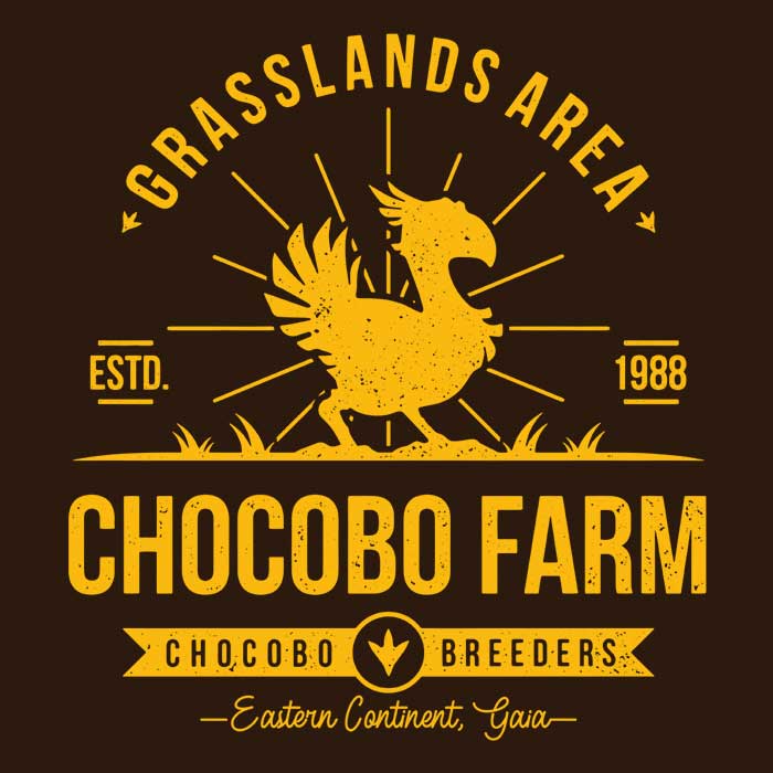 Chocobo Farm - Adult & Kids T-Shirts, Sweatshirts & Hoodies apparel design preview 2