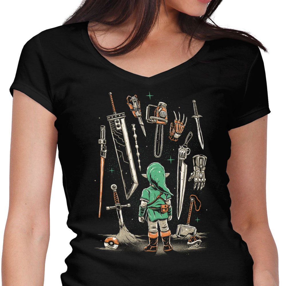 Choose a Destiny Women's V-Neck - Adult & Kids T-Shirts, Sweatshirts & Hoodies apparel design preview 1