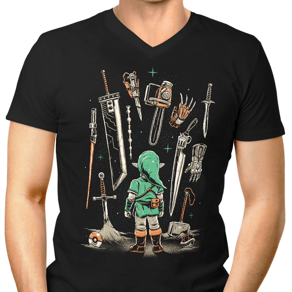 Choose a Destiny Men's V-Neck - Adult & Kids T-Shirts, Sweatshirts & Hoodies apparel design preview 1