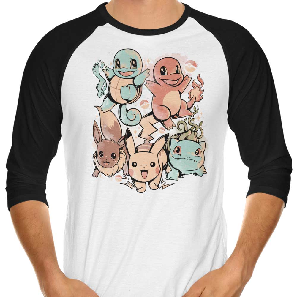 Choose Your Starter 3/4 Sleeve Raglan - Adult & Kids T-Shirts, Sweatshirts & Hoodies apparel design preview 1