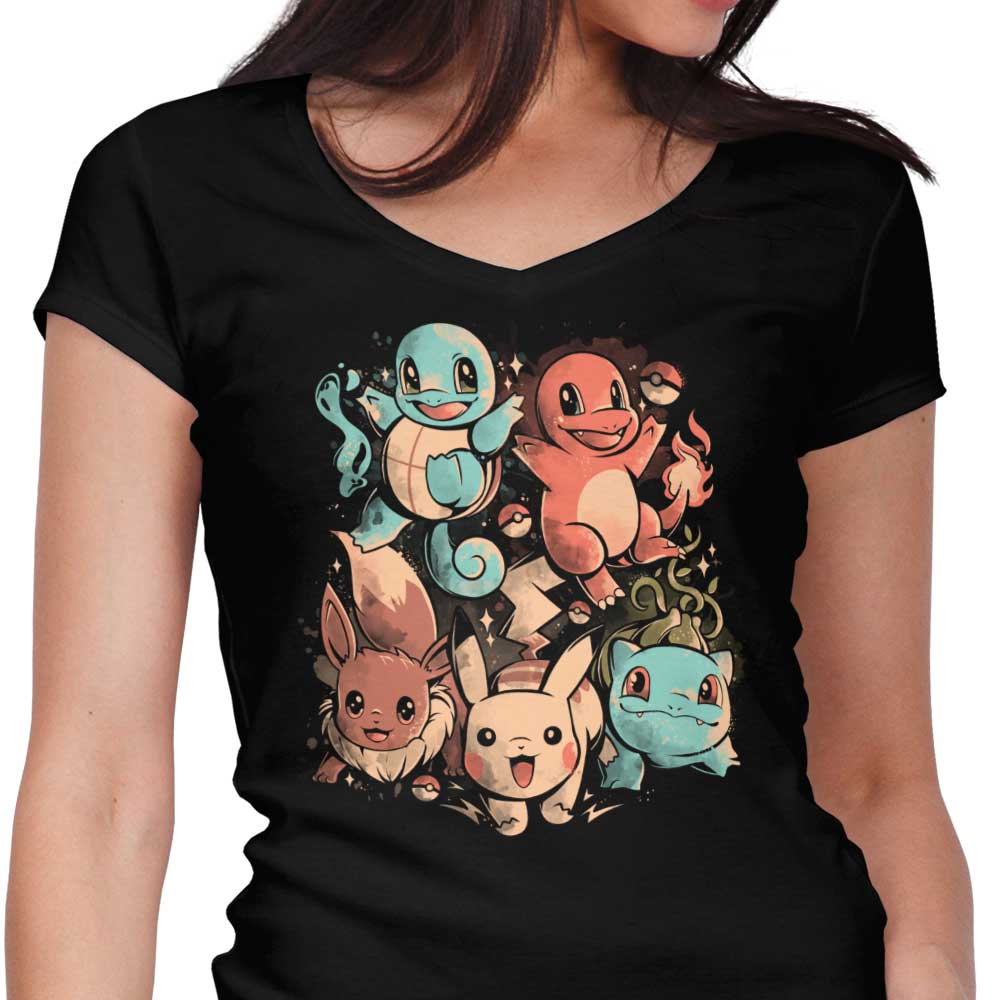 Choose Your Starter Women's V-Neck - Adult & Kids T-Shirts, Sweatshirts & Hoodies apparel design preview 1